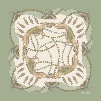 Foulard in Seta - Verde