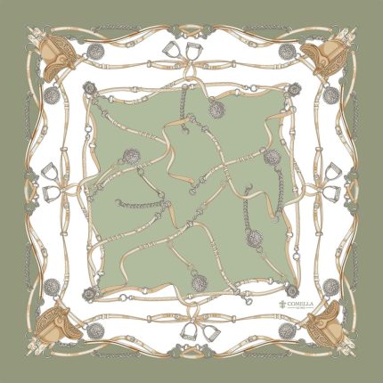 Foulard in Seta - Verde Salvia