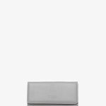 Portafoglio in Pelle di Vitello - Argento