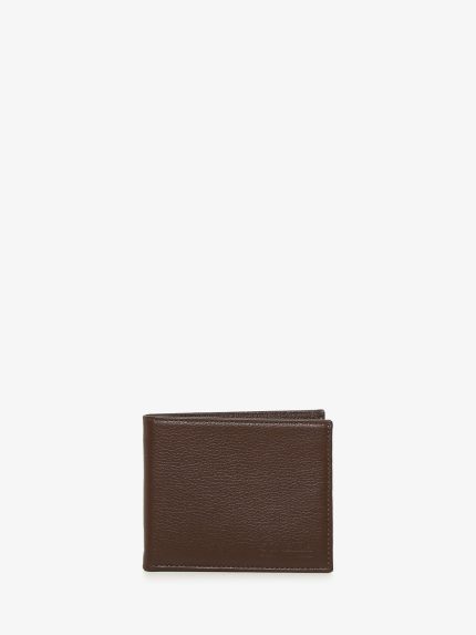 Portafoglio in Pelle di Vitello - Marrone