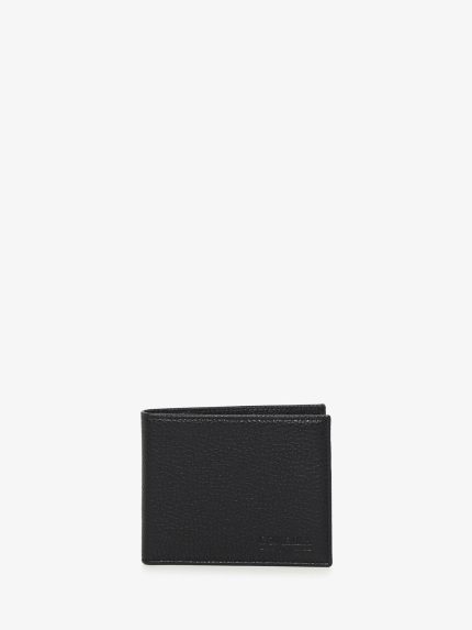 Portafoglio in Pelle di Vitello - Nero