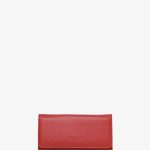 Portafoglio in Pelle di Vitello - Rosso