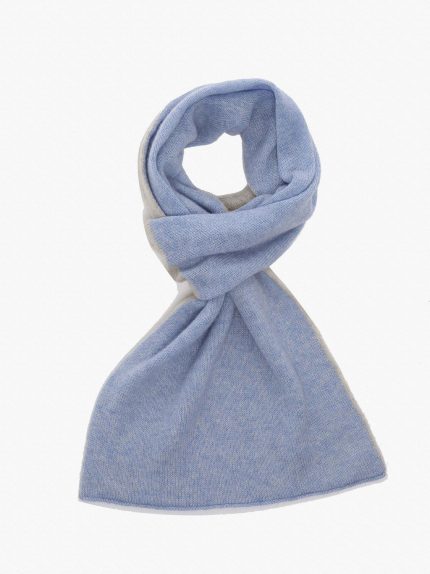 Scaldacollo in Cashmere - Azzurro & Beige