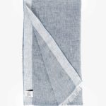 Sciarpa in Lino - Celeste Polvere