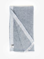 Sciarpa in Lino - Celeste Polvere